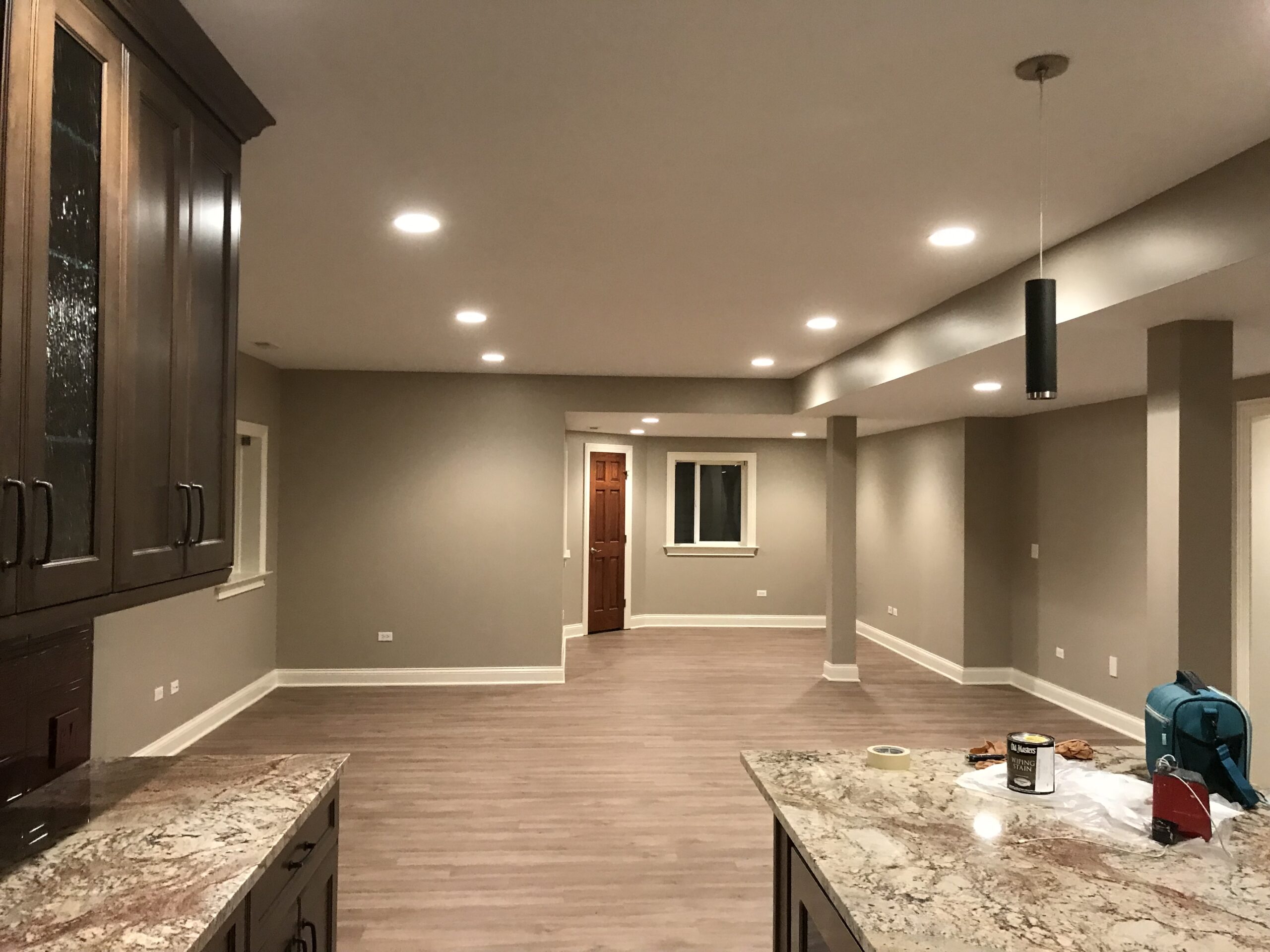 Modern living room painted in Encinitas by Monarch Painting.